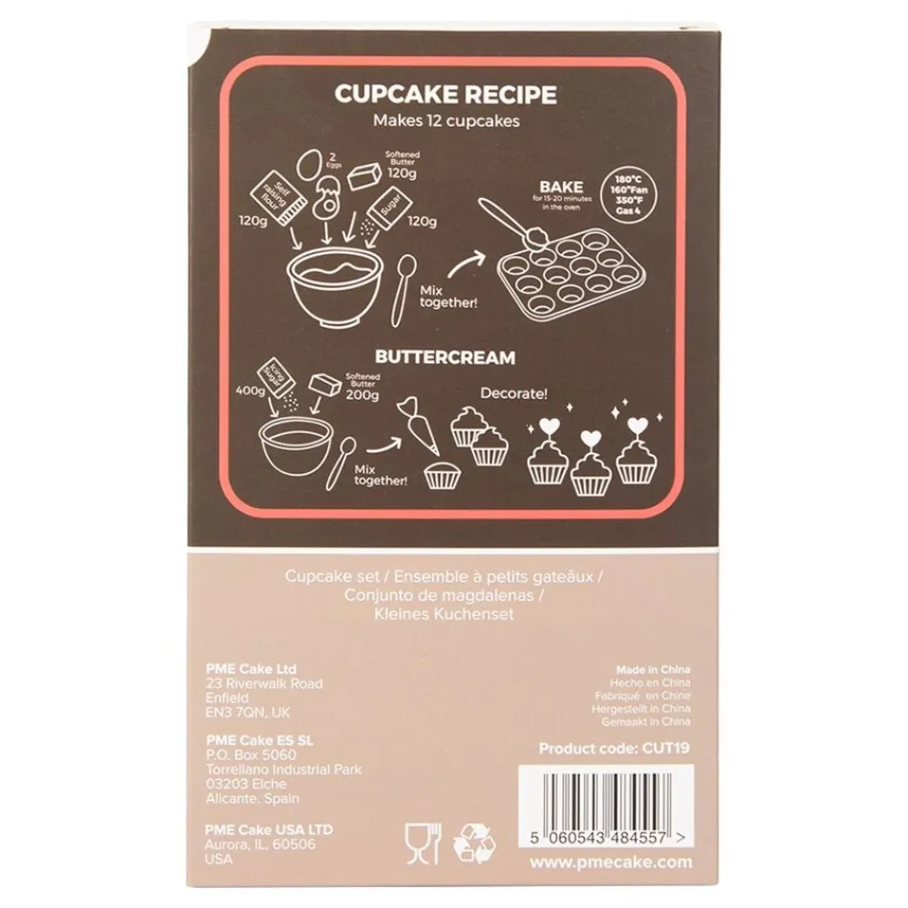 New PME CAKE ES S.L. PME Cupcake Kit Peberkagehus
