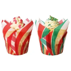 PME CAKE ES S.L. PME Cupcake Wrappers Polkagris - Bagning