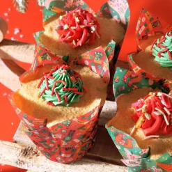 PME CAKE ES S.L. PME Cupcake Wrappers Polkagris - Bagning