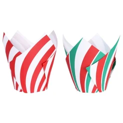 PME CAKE ES S.L. PME Cupcake Wrappers Polkagris - Bagning