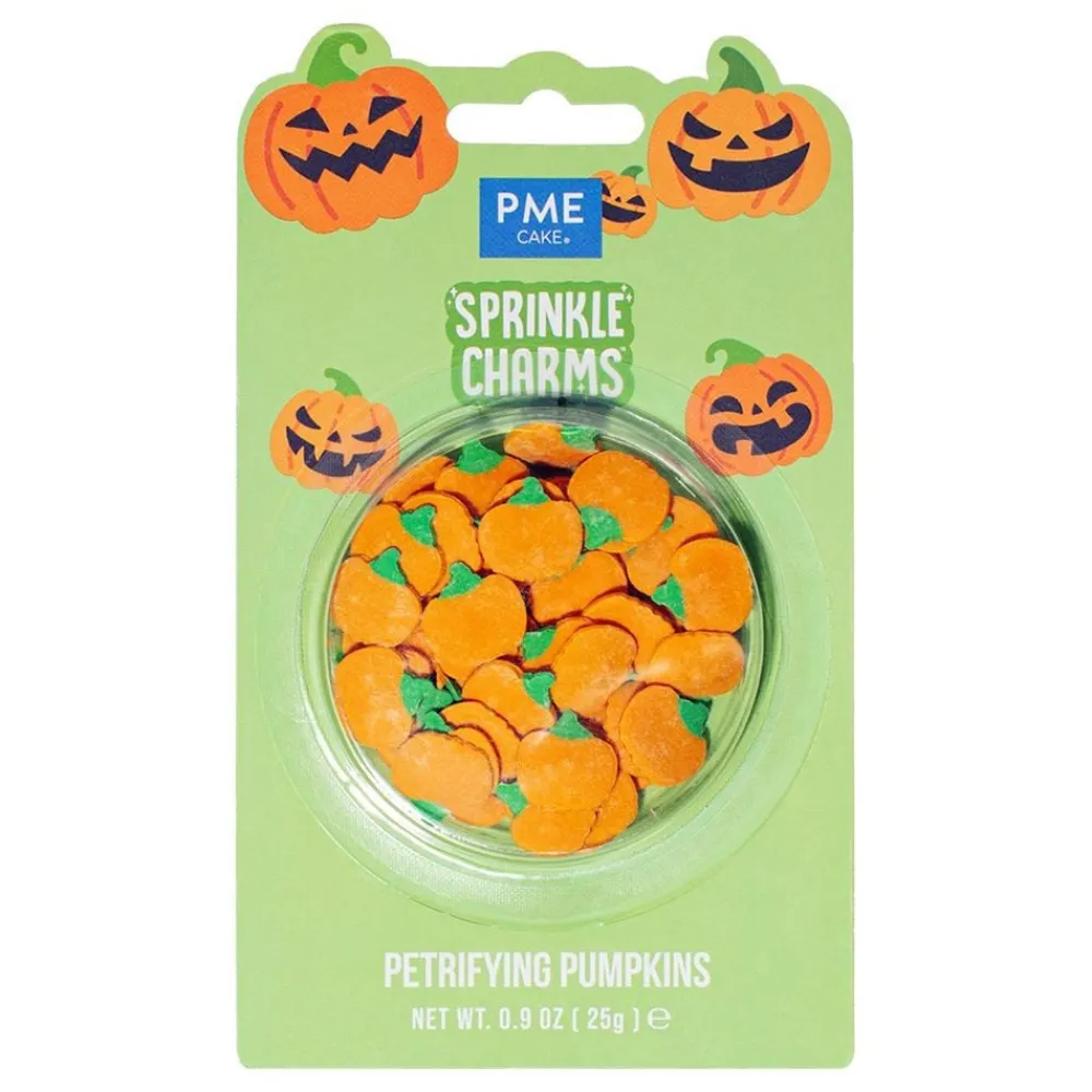 PME CAKE ES S.L. PME Halloween Græskar Sprinkle Charms - Oppyntning|Is