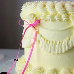 Hot PME CAKE ES S.L. PME kagedekorationer med lyserød sløjfe