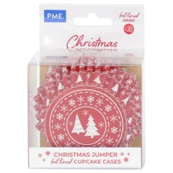 PME CAKE ES S.L. PME Muffinsforme med folie og julemotiv