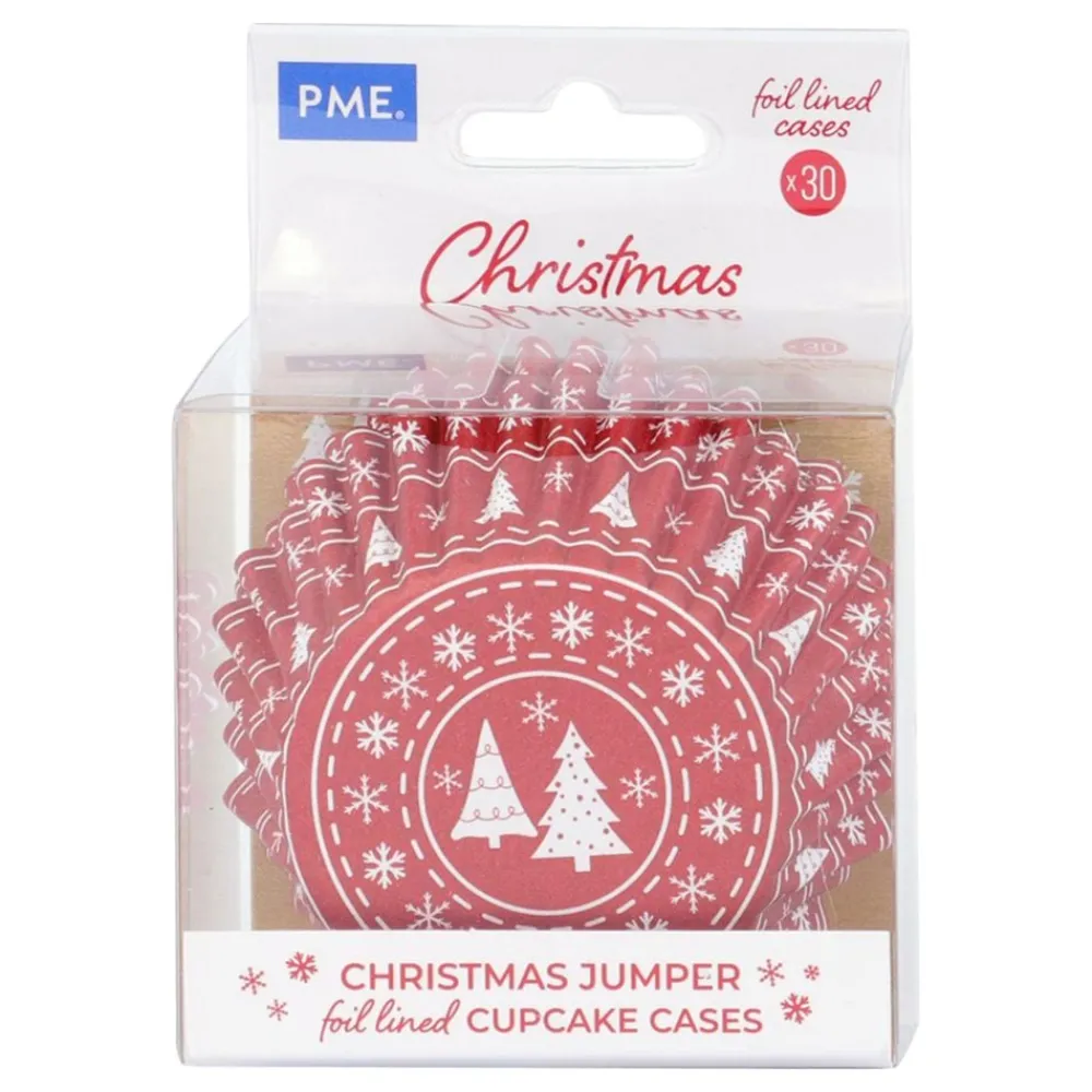 PME CAKE ES S.L. PME Muffinsforme med folie og julemotiv