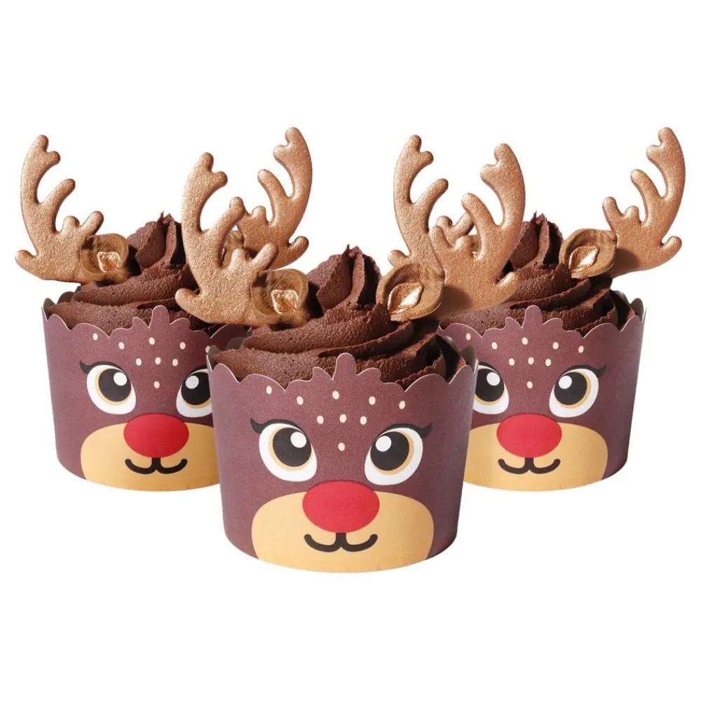 Online PME CAKE ES S.L. PME Sukkefigurer Rensdyr Cupcake Kit