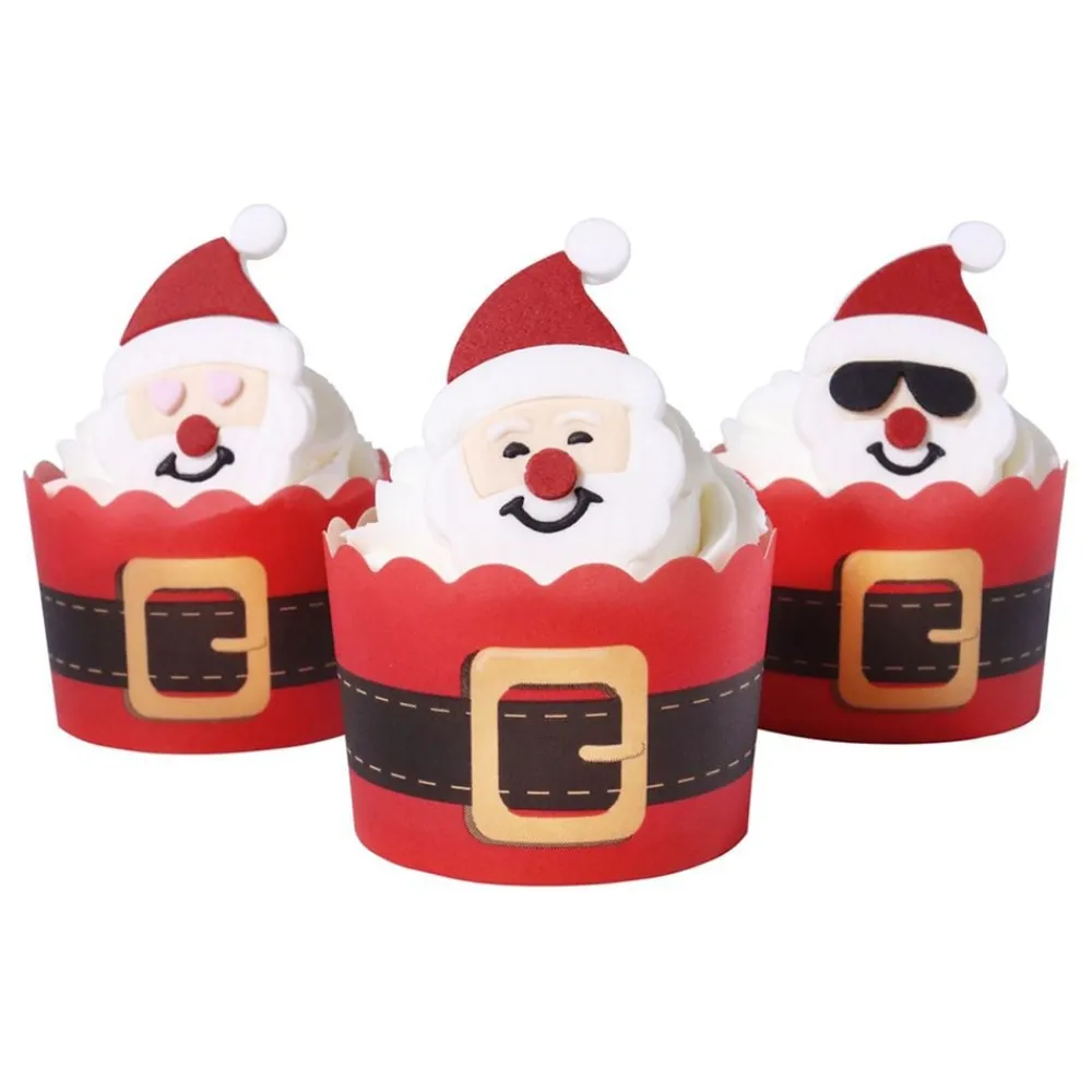 Clearance PME CAKE ES S.L. PME Sukkerskikkelser Julemands Cupcake Kit