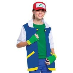 Jakks Europe B.V. Pokémon Ash Ketchum Kostume - Udklædningskostumer|Kostumetema