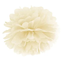 PartyDeco sp. z o.o. Pom Pom Vaniljehvid Hængende Dekoration