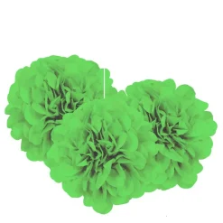 Unique UK Inc t/as Unique Party Pompon Mini Limegrøn Hængende Dekoration - Oppyntning