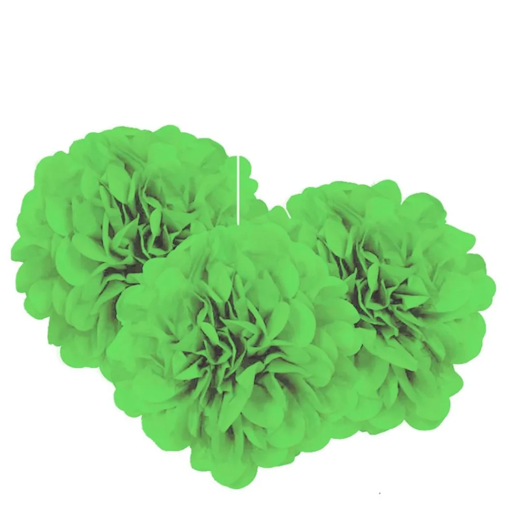 Unique UK Inc t/as Unique Party Pompon Mini Limegrøn Hængende Dekoration - Oppyntning