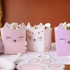 PartyDeco sp. z o.o. Popcornbægre Katte - Festtilbehør