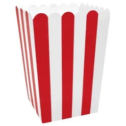 Best PartyDeco sp. z o.o. Popcornbægre Røde Stribede