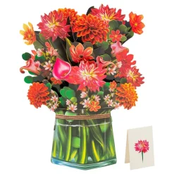 Partyking AB Pop Up-Kort Blomster