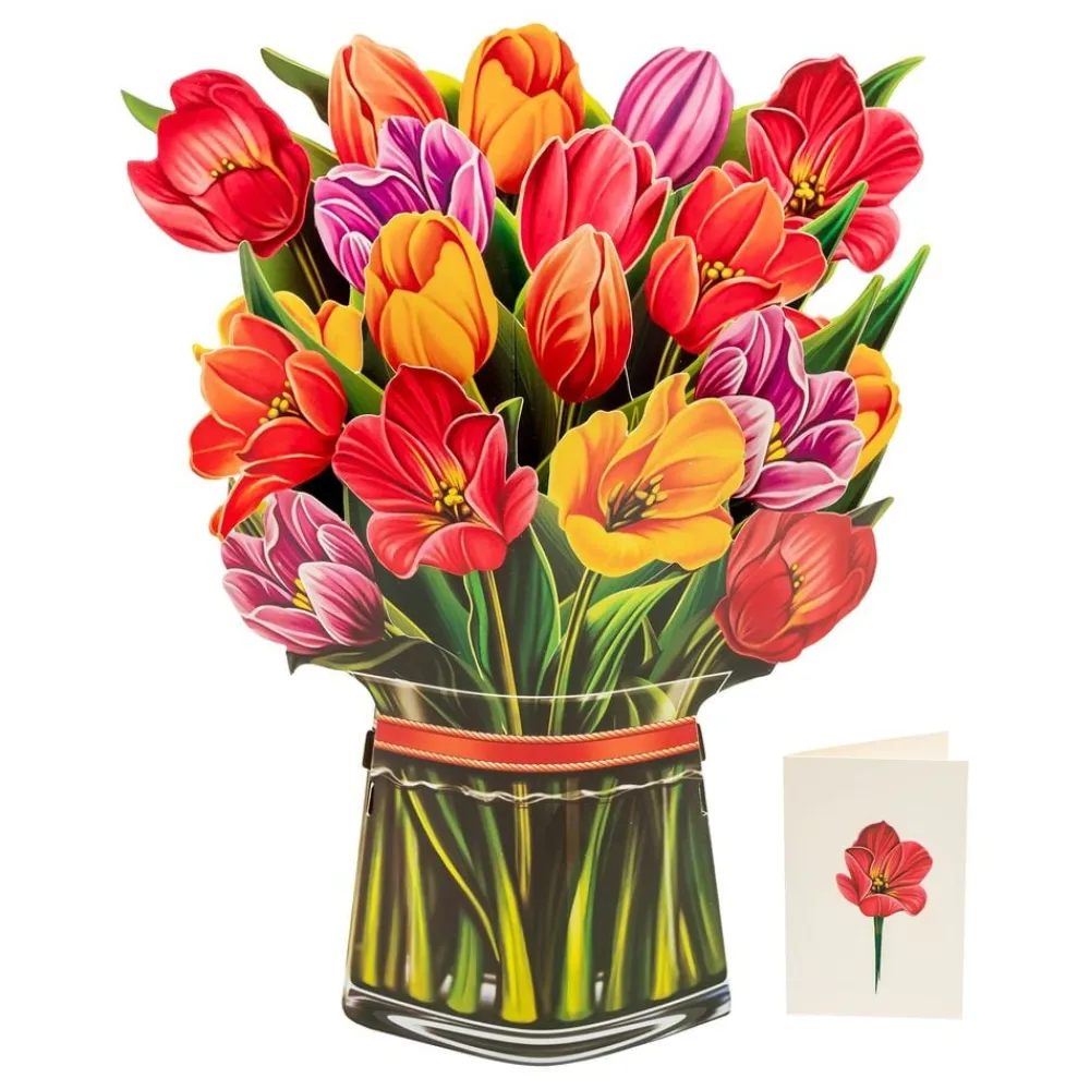 Partyking AB Pop Up-Kort Blomster