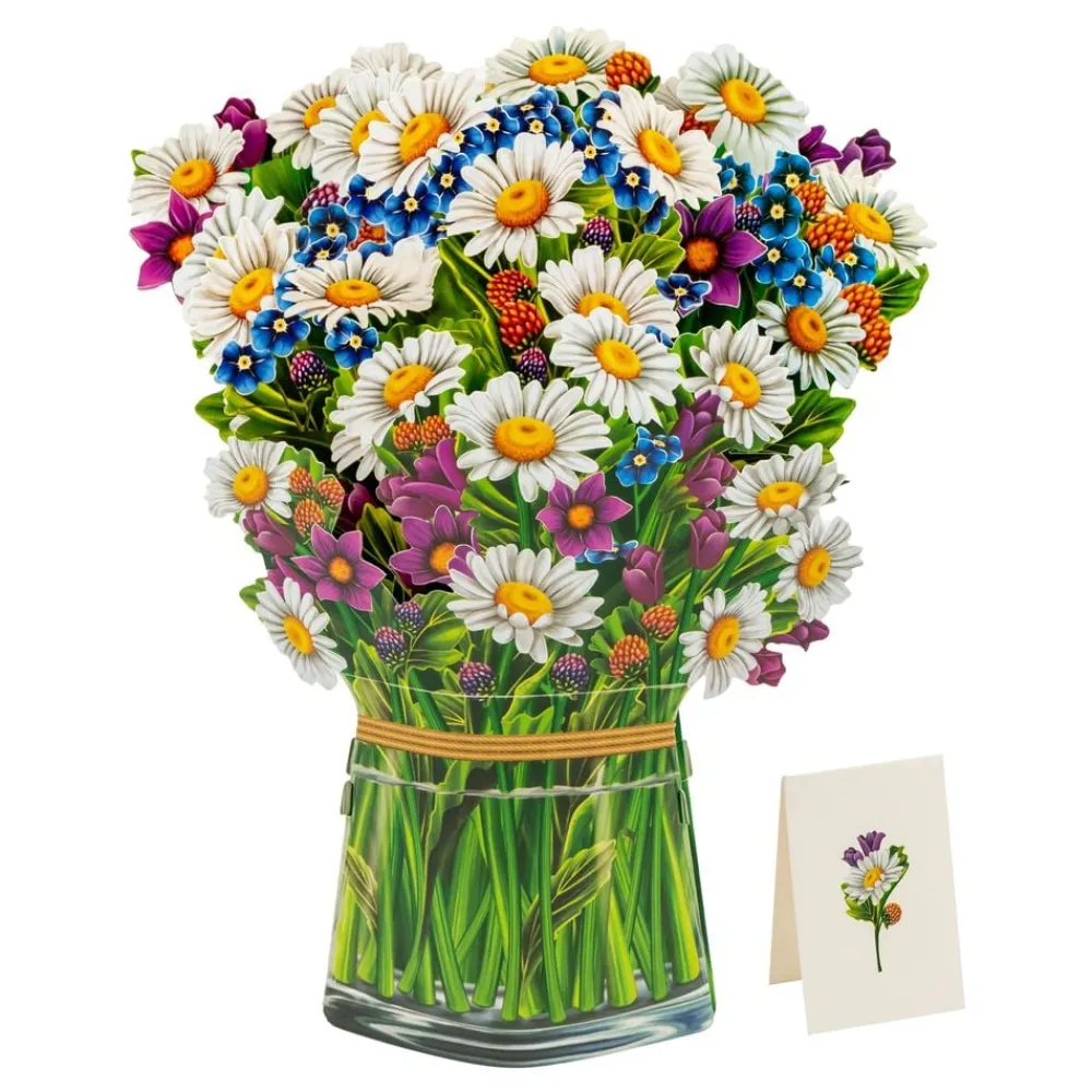 Partyking AB Pop Up-Kort Blomster