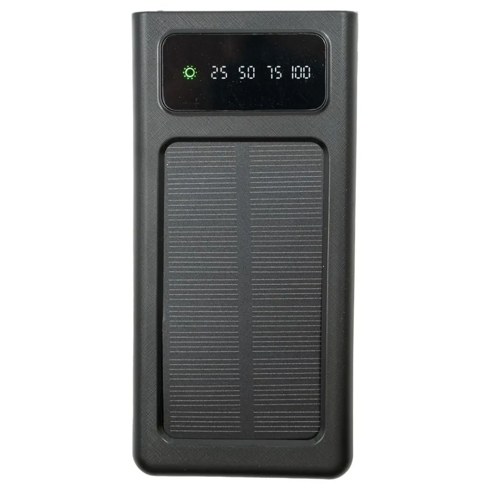 Mikamax B.V. Powerbank med Solcelleoplader - Teknik|Hobby & Fritid