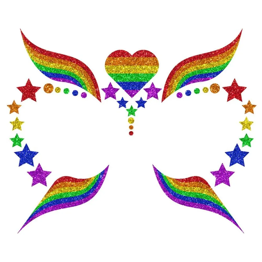 Hot Fiestas Guirca, S.L Pride Glitter Selvklæbende Makeup