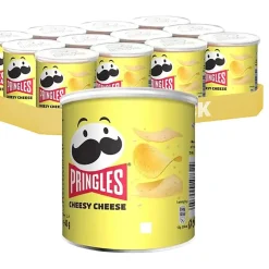 Discount ERT Godis AB Pringles Cheesy Cheese Mini Økonomipakke