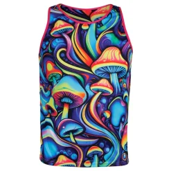 Fiestas Guirca, S.L Psychedelic Mushroom tanktop til herrer - Tøj|Tilbehør
