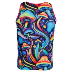 Fiestas Guirca, S.L Psychedelic Mushroom tanktop til herrer - Tøj|Tilbehør