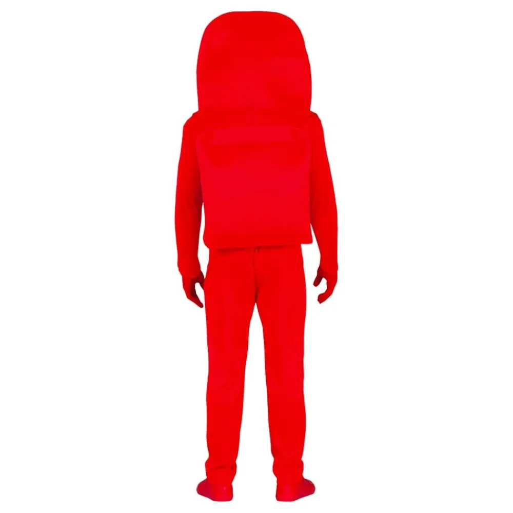 Online Fiestas Guirca, S.L Rød Astronaut Teen Kostume