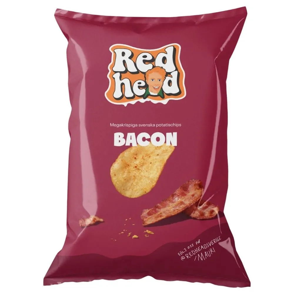 USA Godis AB Redhead Chips Bacon