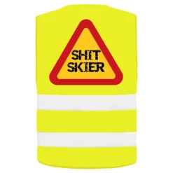 Netshirt Group AB Refleksvest Shit Skier Neongul