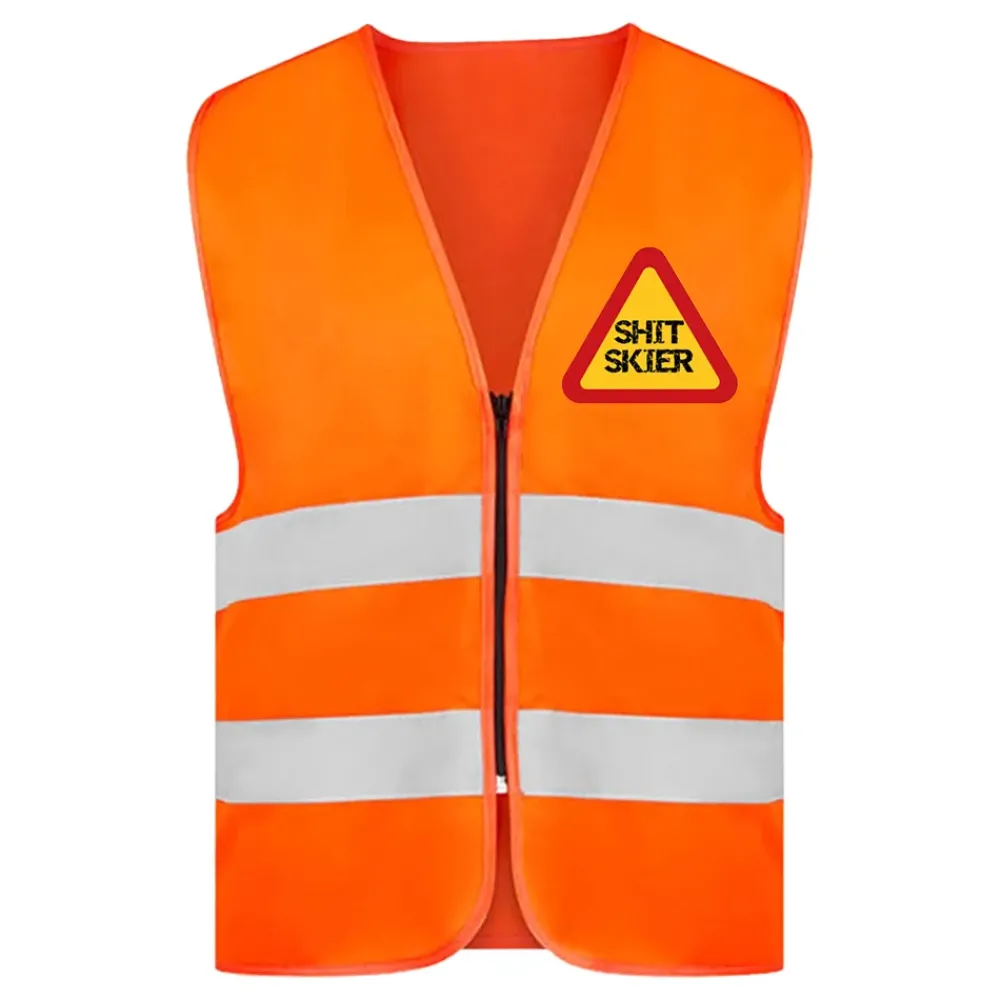 Netshirt Group AB Refleksvest Shit Skier Neonorange - Tilbehør