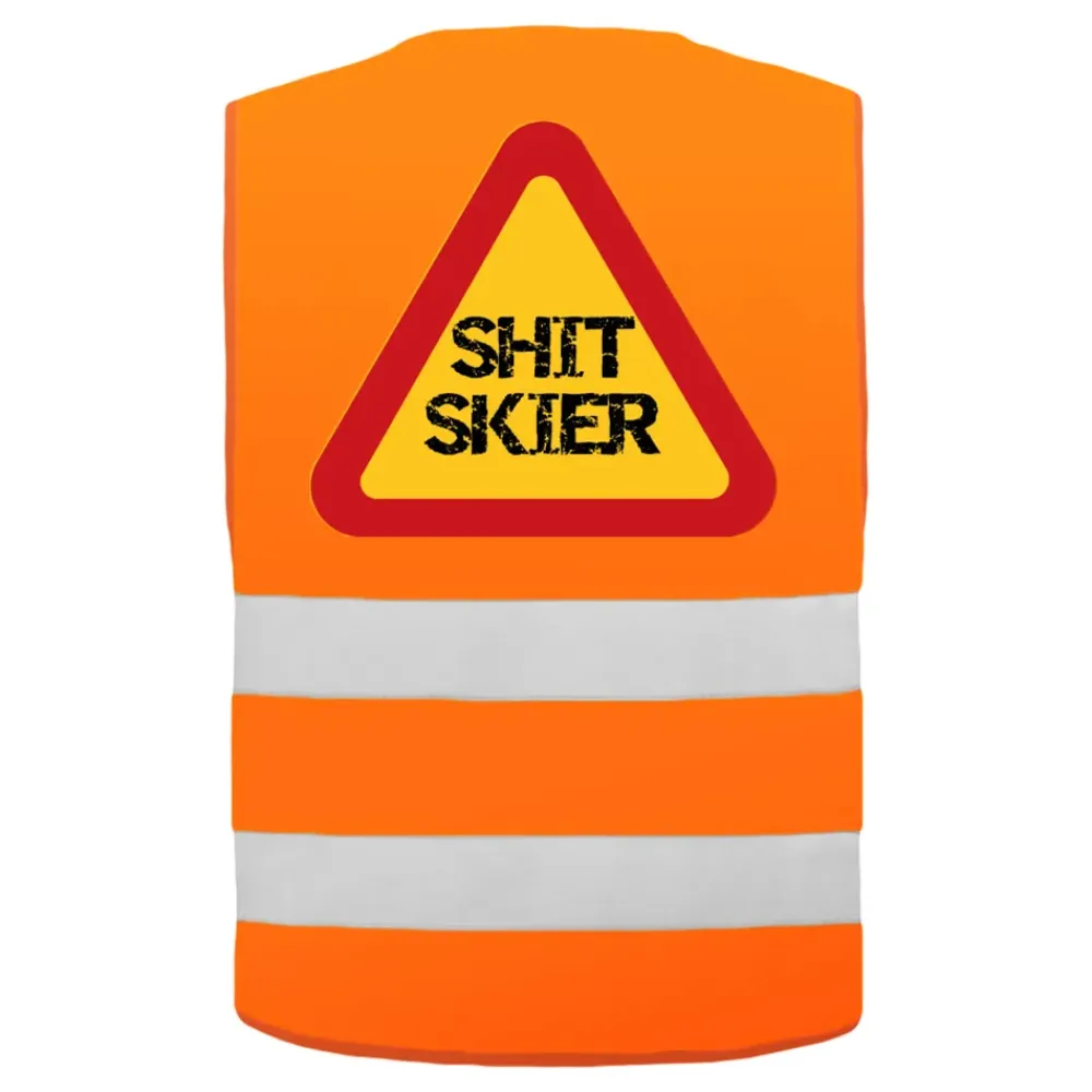 Netshirt Group AB Refleksvest Shit Skier Neonorange - Tilbehør
