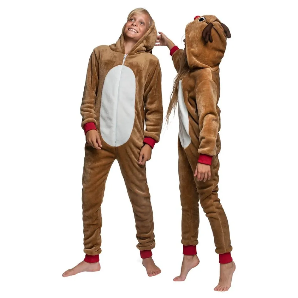 SillySanta A/S Rensdyr Onesie Børn - Tøj