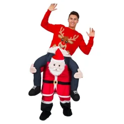 Wicked Costumes Ltd Ridende Julemand Kostume - Udklædningskostumer|Kostumetema