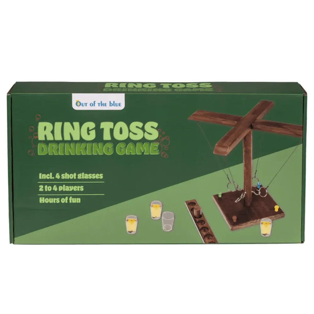Outlet Out of the blue KG Ring Toss Shotspil i Træ