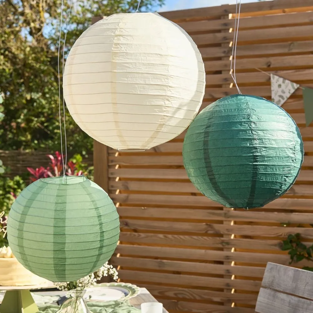 CG Global Products Ltd Rislamper Grønne Blade Botanic - Oppyntning