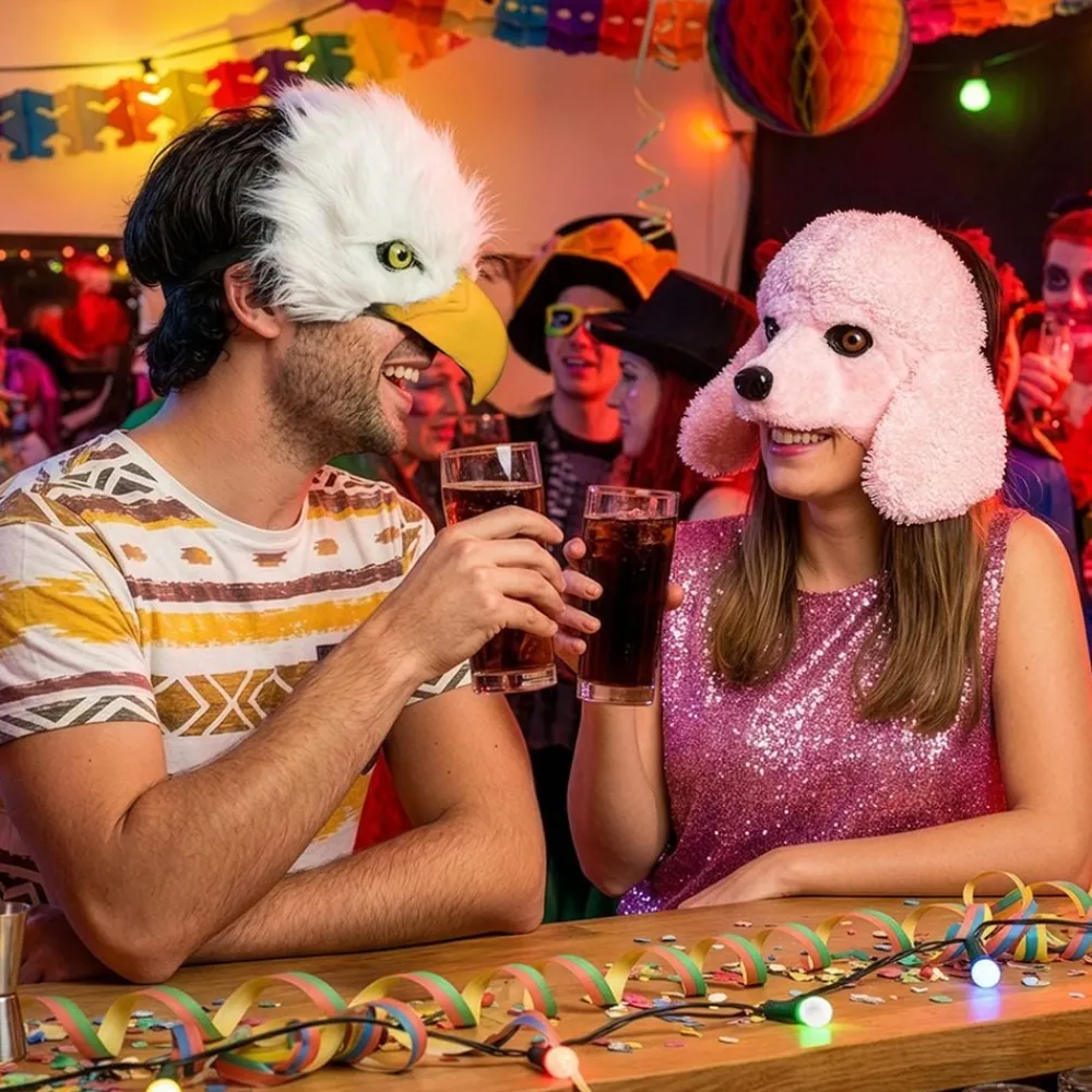 Boland Party Partners B.V. Ørn Halvmaske - Kostumetema|Masker