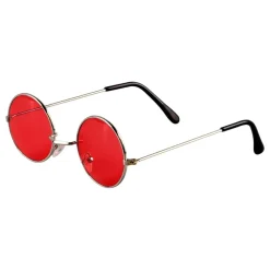 Wilbers Karnaval B.V. Runde Briller Rød - Tilbehør|Accessories