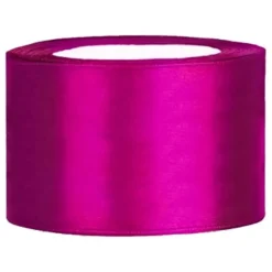 PartyDeco sp. z o.o. Satinbånd Cerise - Oppyntning|Gaveindpakning