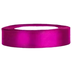 PartyDeco sp. z o.o. Satinbånd Cerise - Oppyntning|Gaveindpakning
