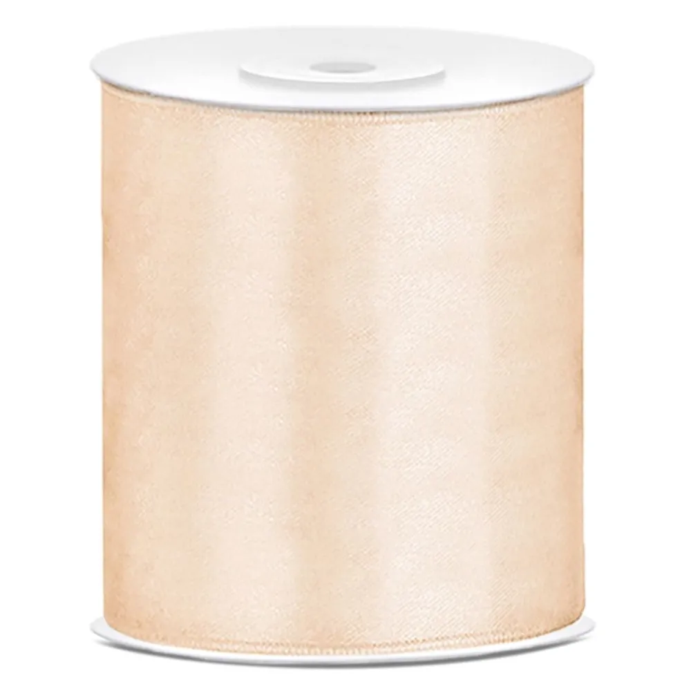 Discount PartyDeco sp. z o.o. Satinbånd Cream