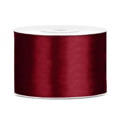 Sale PartyDeco sp. z o.o. Satinbånd Mørkerødt