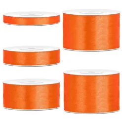 PartyDeco sp. z o.o. Satinbånd Orange - Oppyntning|Gaveindpakning
