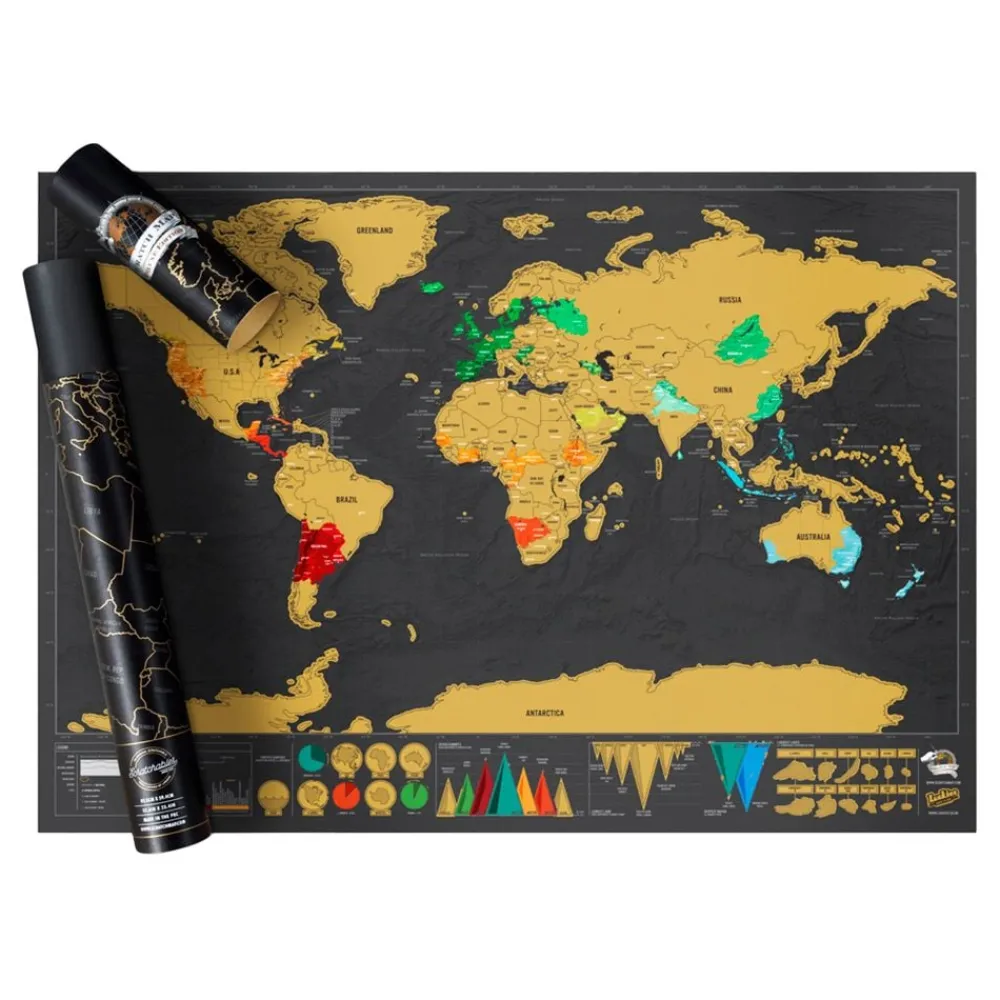 Hot Ohlsson & Lohaven AB Scratch Map Deluxe