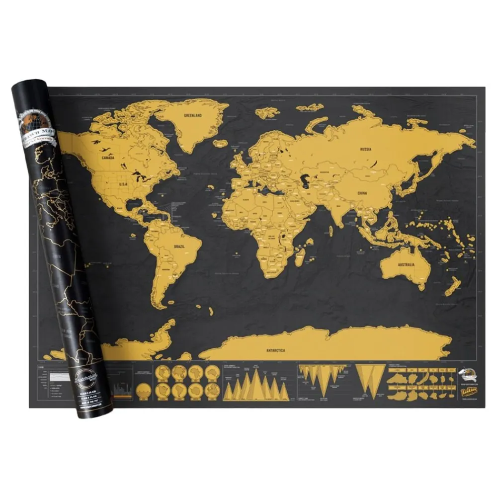 Hot Ohlsson & Lohaven AB Scratch Map Deluxe