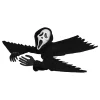 Palmer Agencies Ltd Scream Ghost Face Krybende Prop - Merchandise|Dekorationer & Rekvisitter
