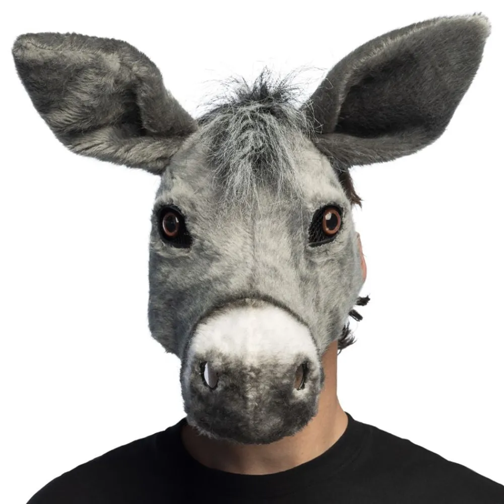 Boland Party Partners B.V. Æsel Halvmaske - Kostumetema|Masker