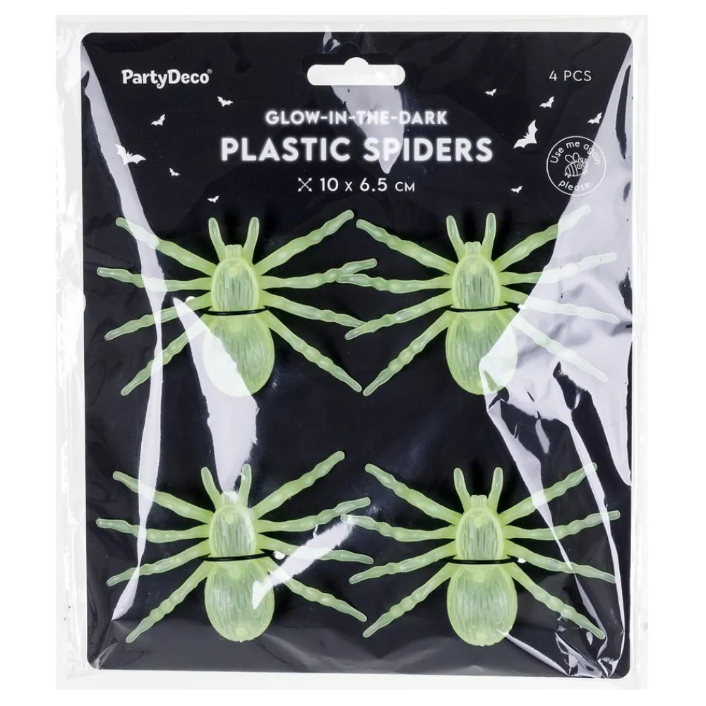 PartyDeco sp. z o.o. Selvlysende kæmpeedderkopper - Spil & Leg|Oppyntning