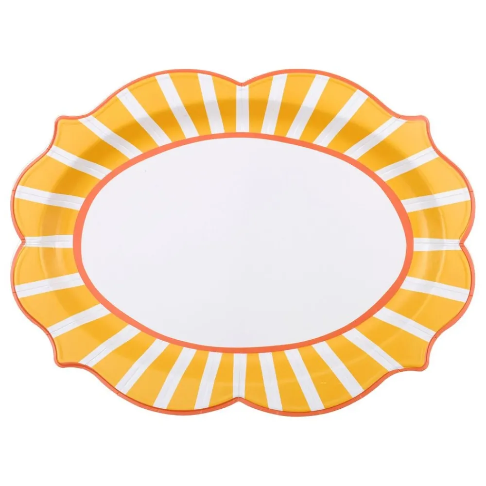 New Santex Serveringsbakke Gul/Orange