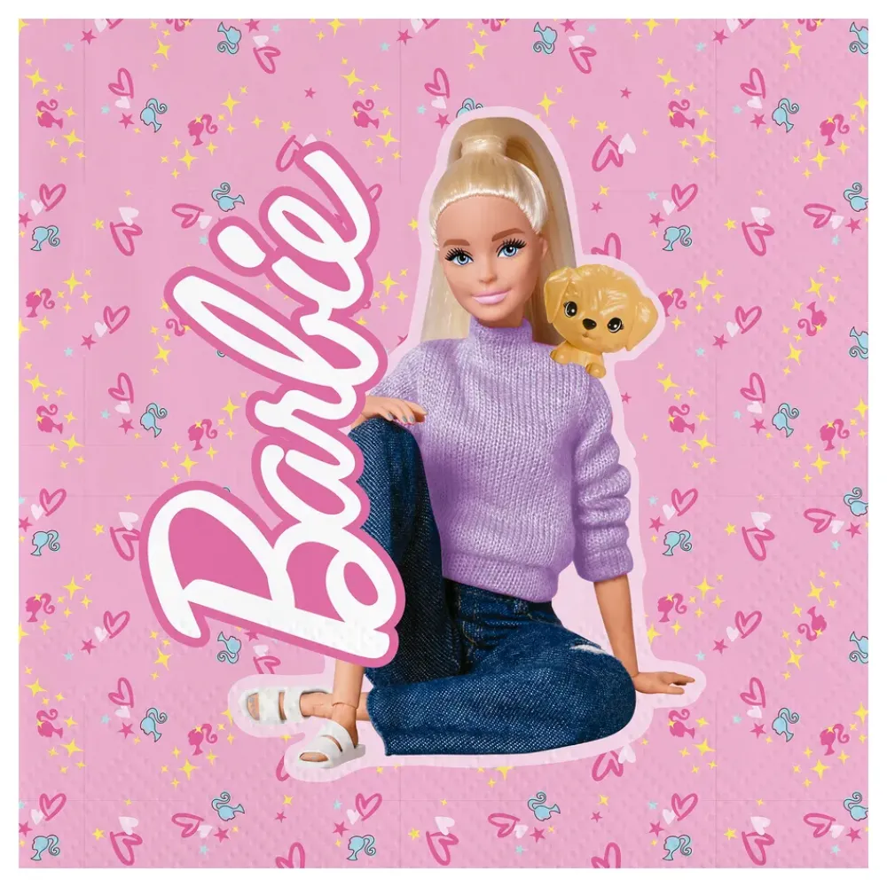 Discount Santex Servietter Barbie™ Friends