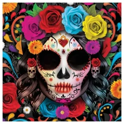 Fiestas Guirca, S.L Servietter Day of the Dead - Borddækning