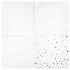 Discount PartyDeco sp. z o.o. Servietter Dots Rosaguld