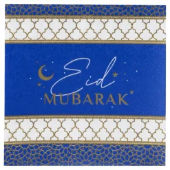 Talking Tables Ltd Servietter Eid Mubarak Navy - Borddækning